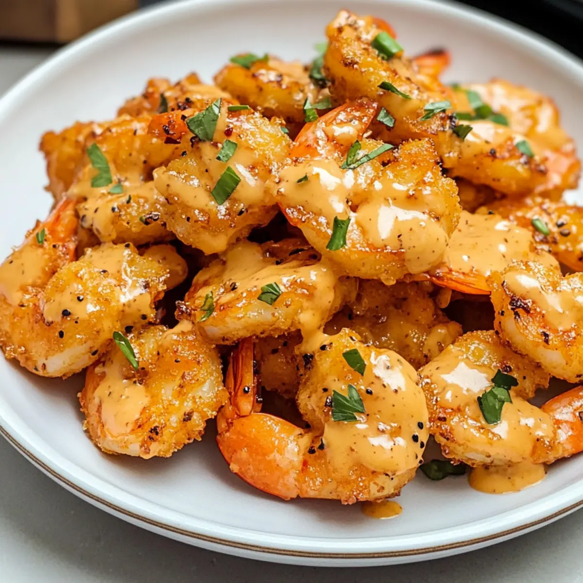 Luftfritteuse Bang Bang Garnelen – Knusprig und Lecker