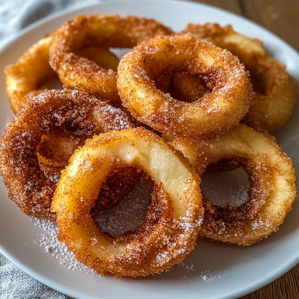 Air Fryer Zimt Apfelringe – Schnell und Knusprig Genießen