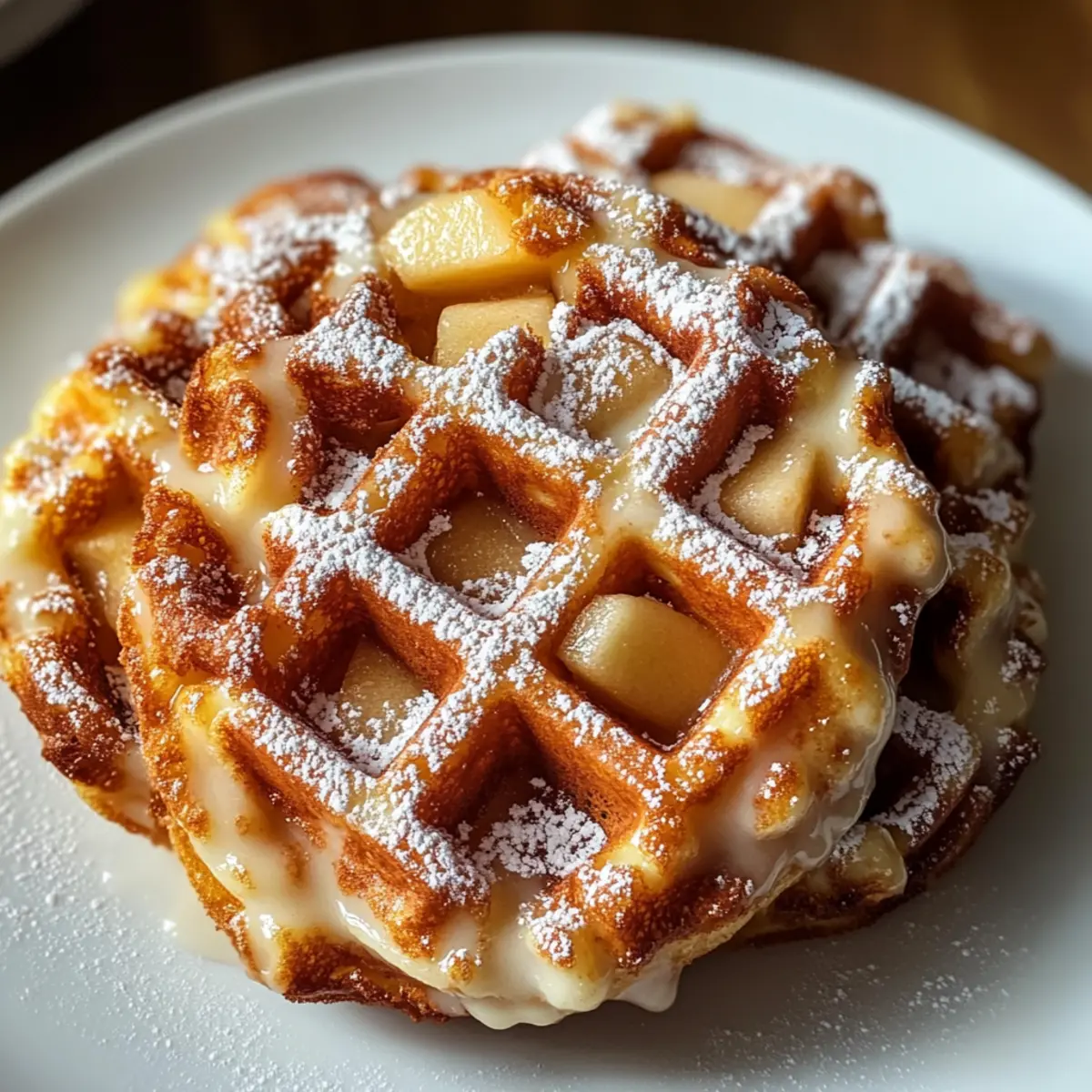 Apfelküchle Waffel Donuts für perfekten Genuss