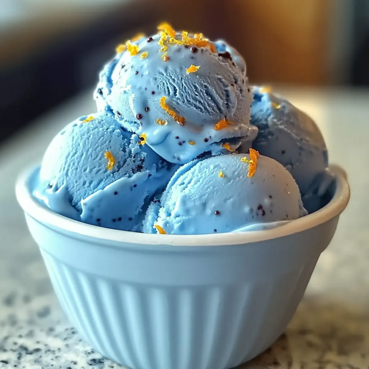 Blaue Mond Eiscreme – Nostalgischer Genuss für Zuhause