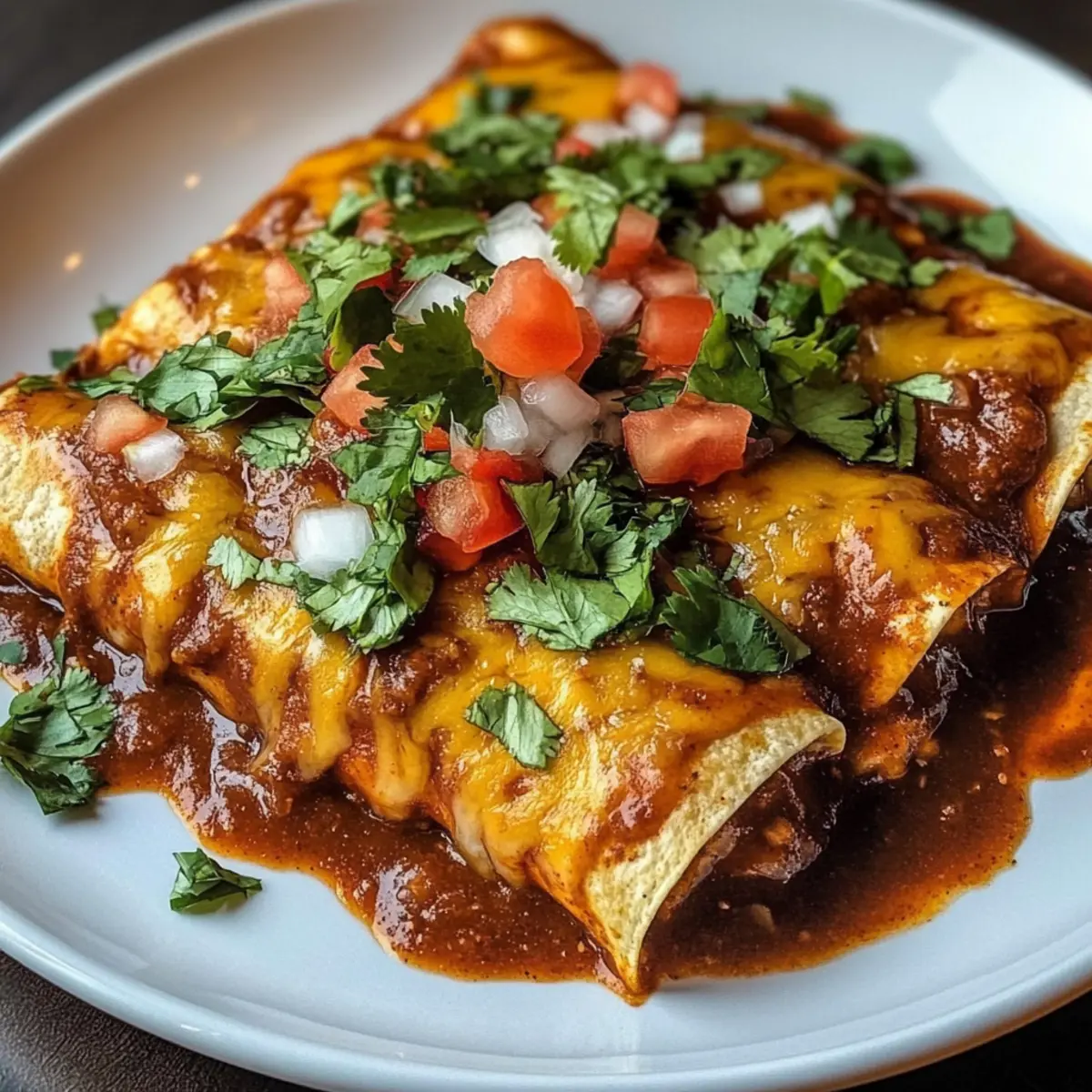 Käse-Enchiladas mit Chili-Soße: Ein Tex-Mex Genuss