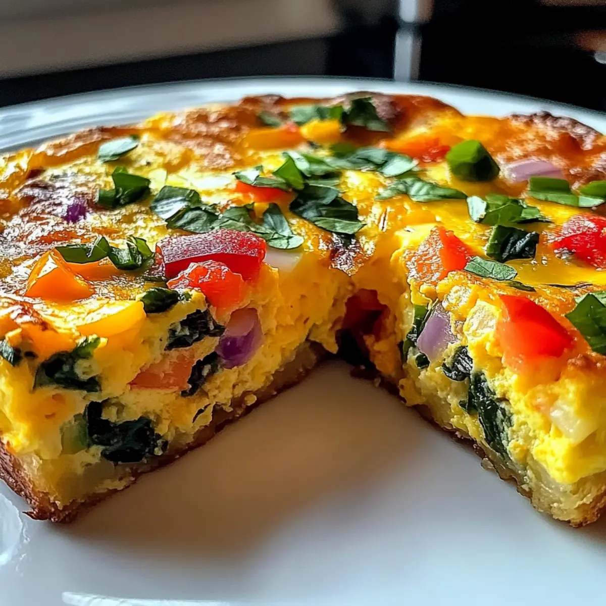 Käse Frühstücks Brötchen Frittata für jeden Morgen