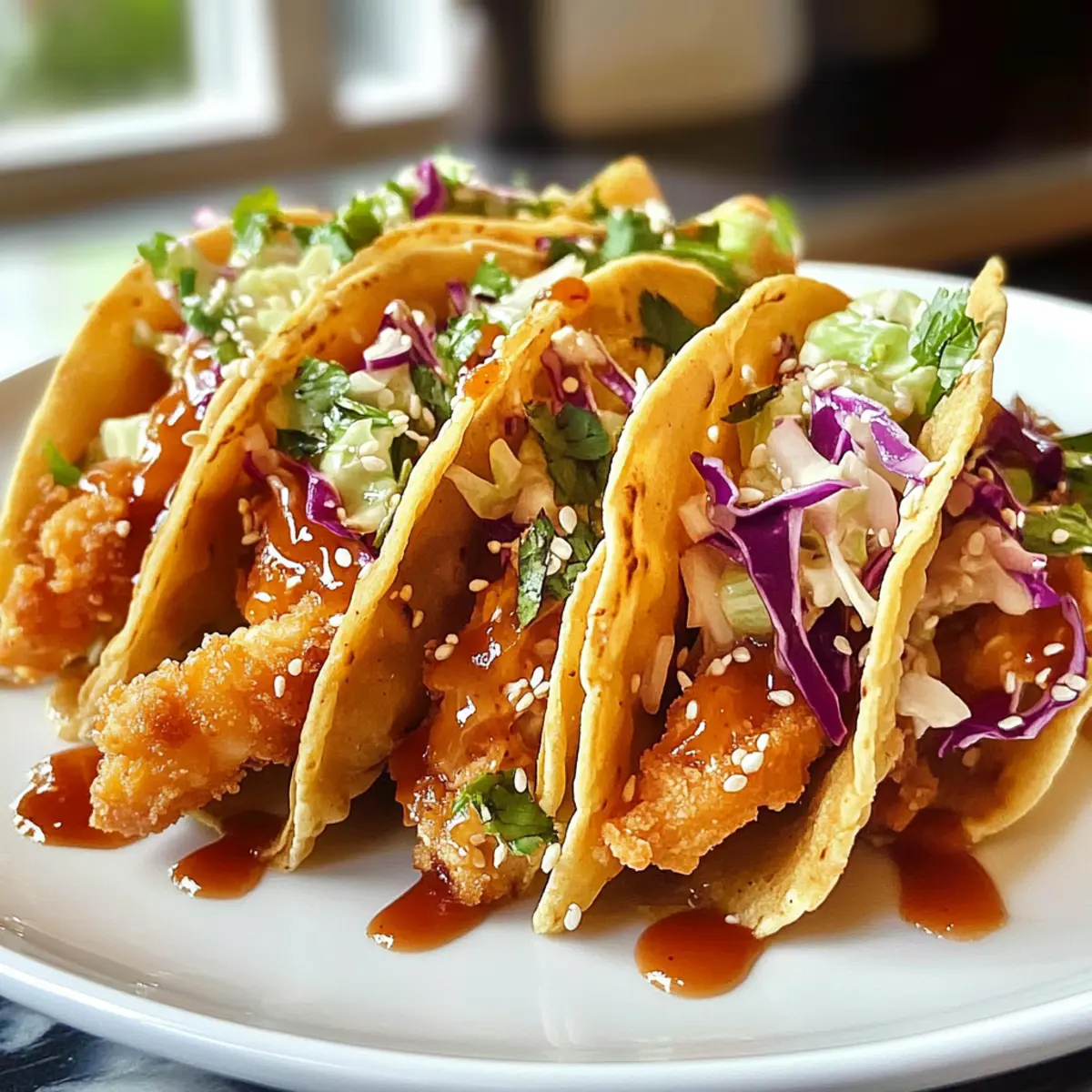Knusprige Hähnchen-Wonton-Tacos in 30 Minuten