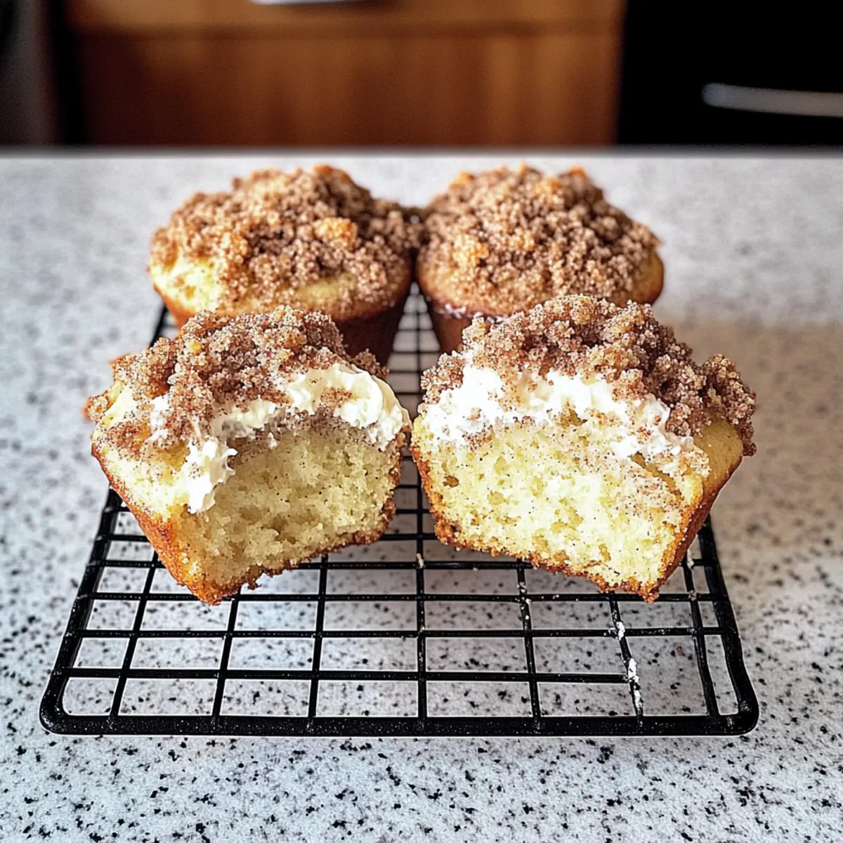 Glutenfreier Kaffee-Kuchen in Muffin-Form