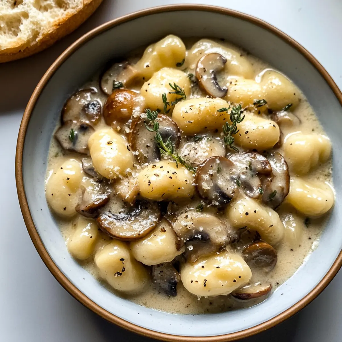 Gnocchi mit cremiger Pilzsauce für Genussmomente