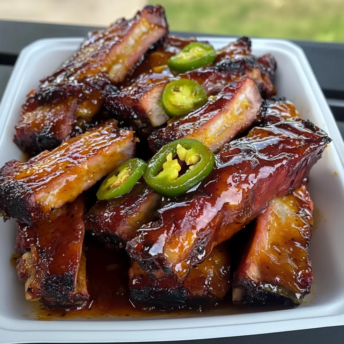Honig Jalapeño Party Rippchen für deinen BBQ-Spaß
