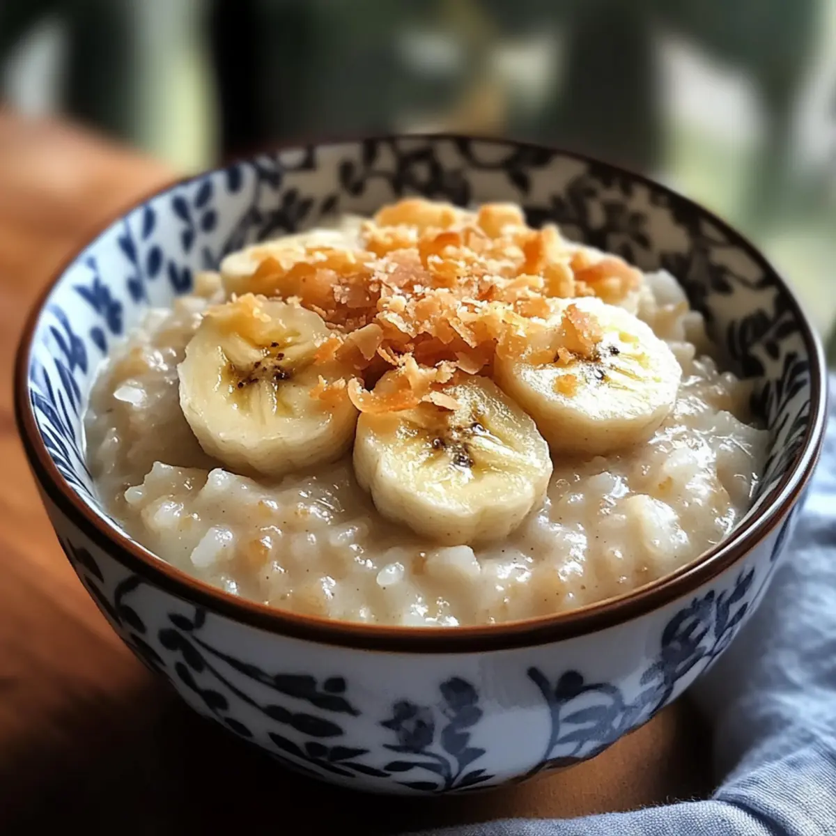 Leckerer Bananen-Reispudding vegan genießen