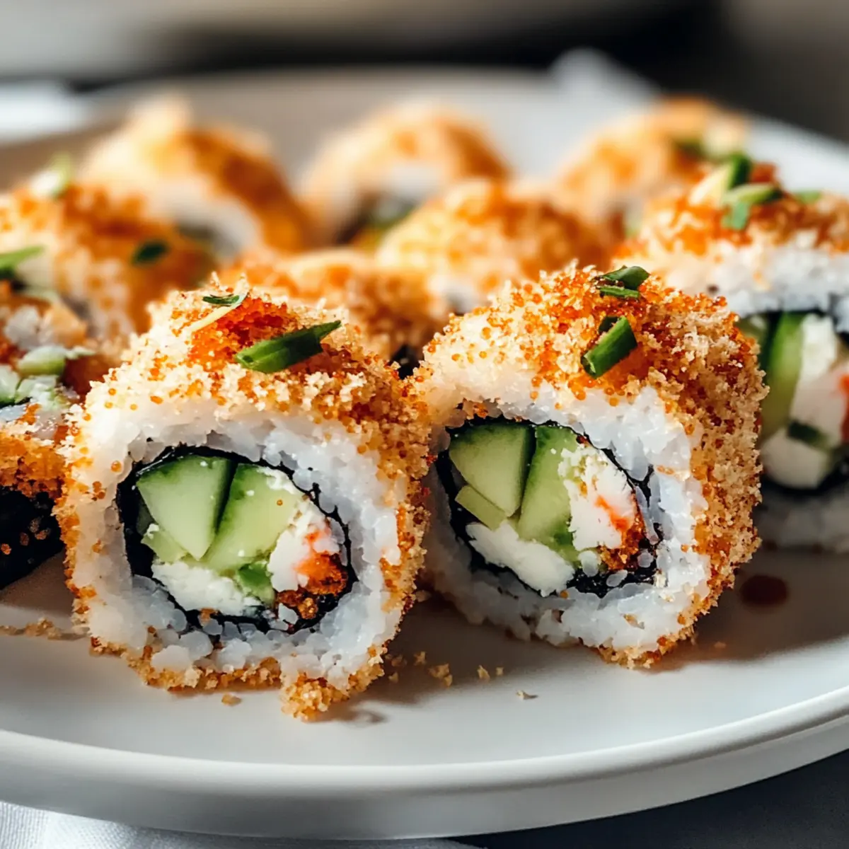 Knusprige Sushi Rollen für das perfekte Crunch-Erlebnis