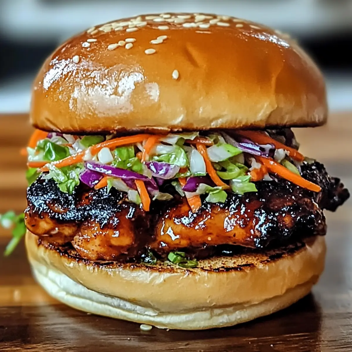 Koreanisches BBQ-Hühnchen-Sandwich leicht gemacht