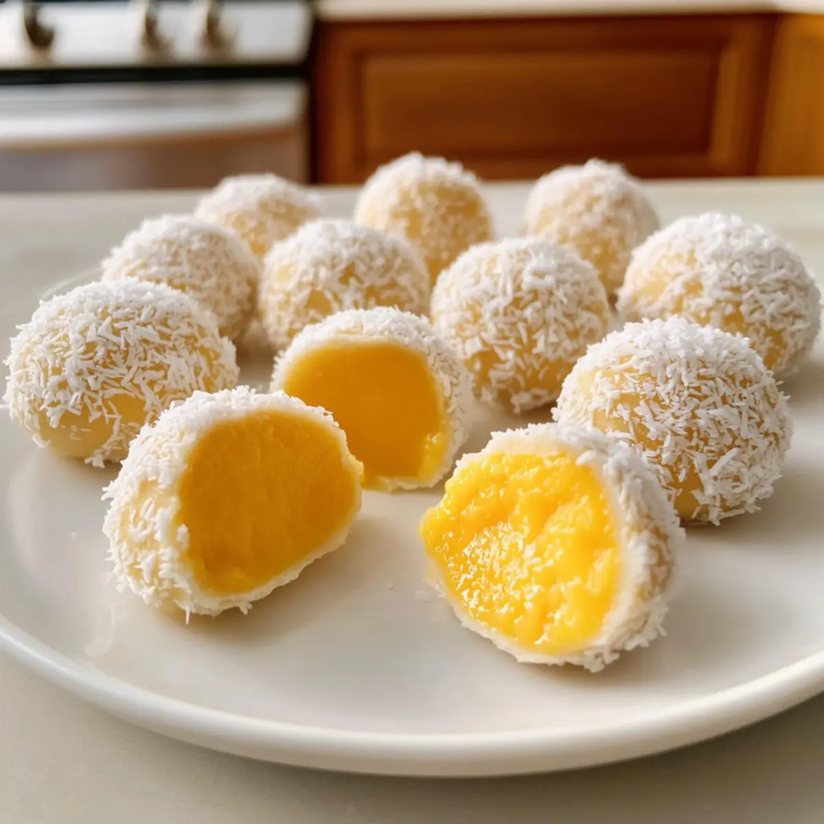 Mango-Trüffel ohne Backen: Ein tropical Genuss