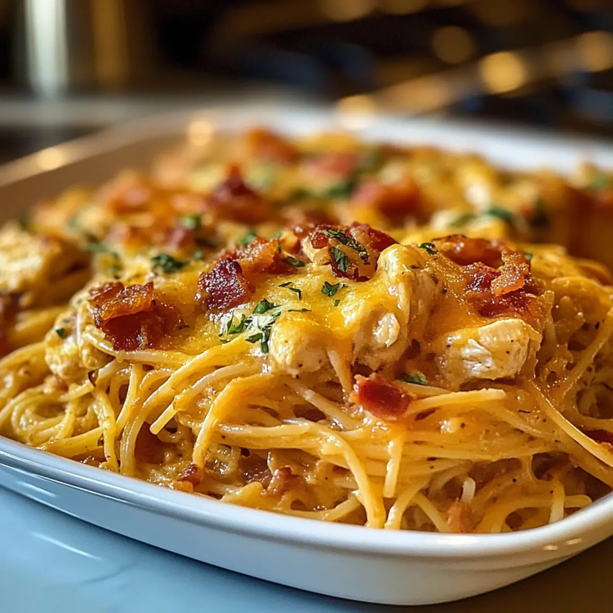 Monterey Hähnchen Spaghetti ganz einfach gemacht