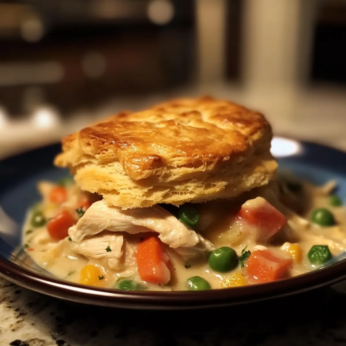 Red Lobster Biscuit Hähnchen-Pastete Rezept für Zuhause
