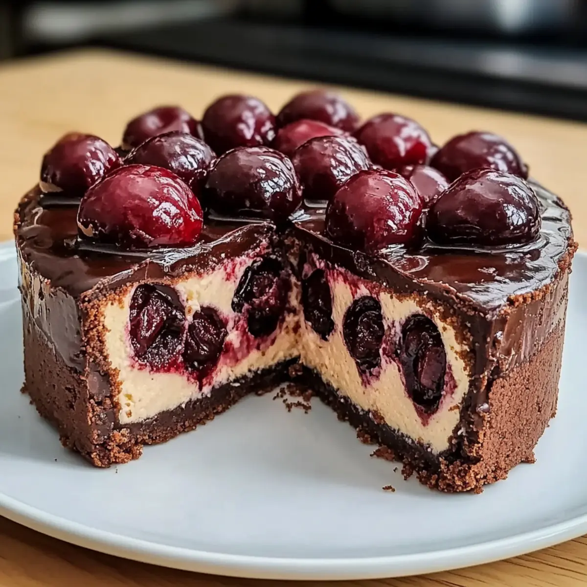 Schoko Kirsch Käsekuchen für jeden Anlass