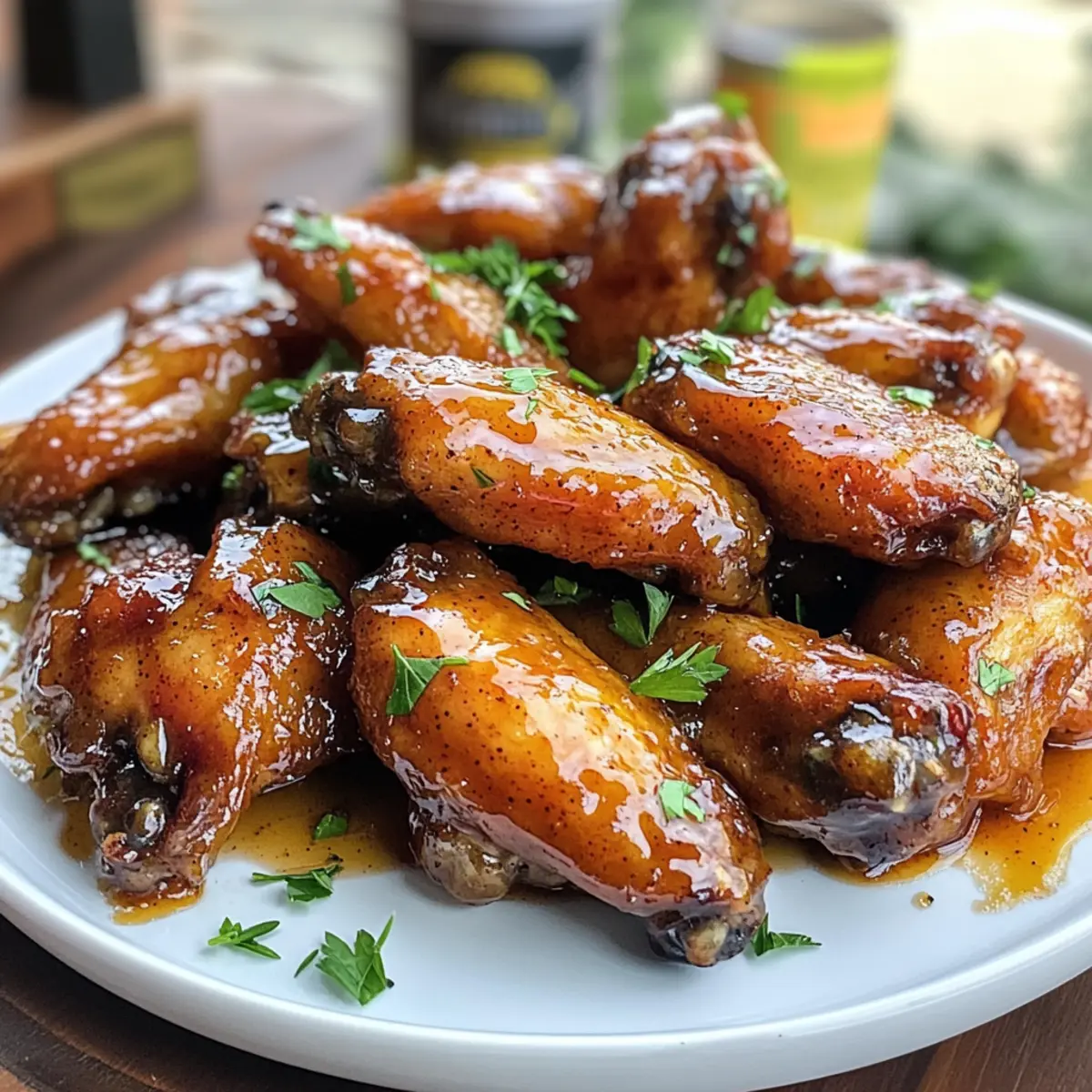 Geräucherte scharfe Honig-Hühnchenflügel ausprobieren