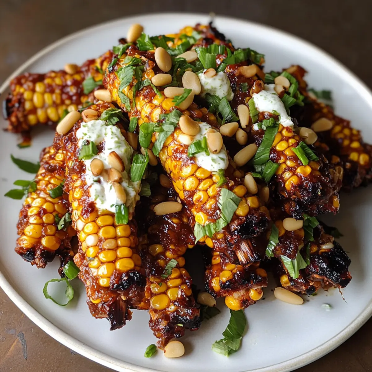 Vegane Maisrippen mit Aleppo-Chili-Butter genießen