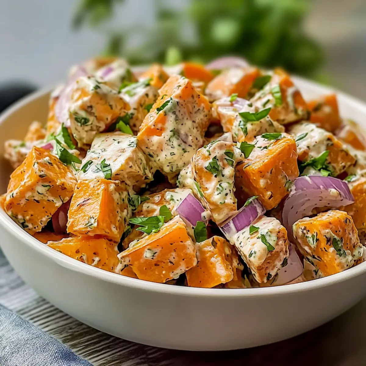 Veganer Jamaikanischer Kartoffelsalat für jeden Anlass