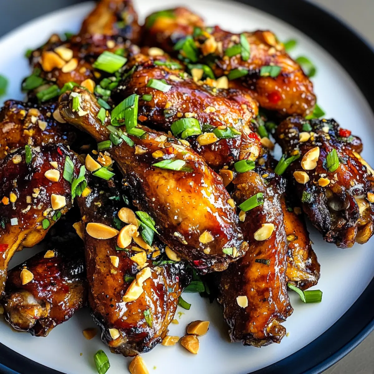 Zitronengras Chili Air Fryer Hähnchenflügel Genuss