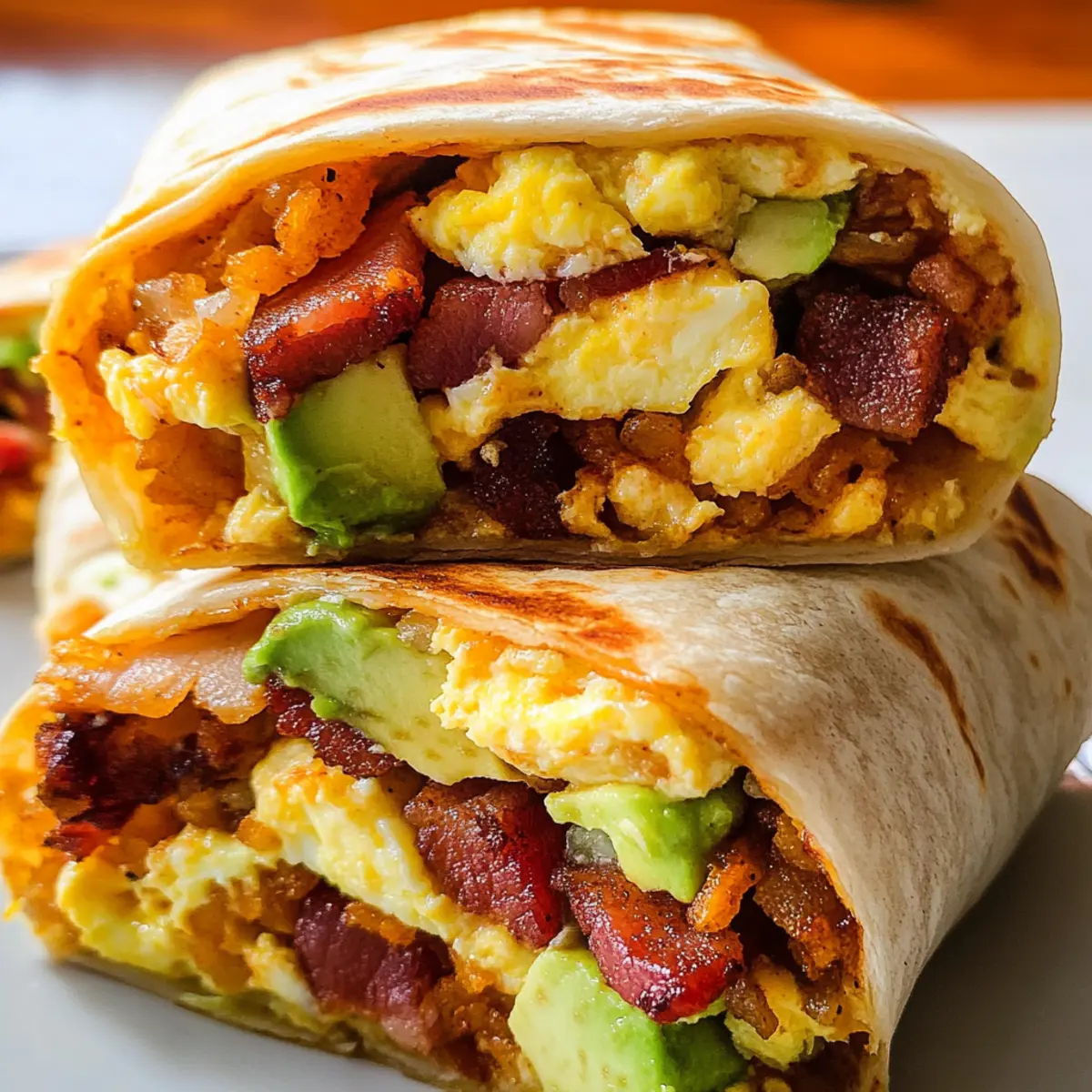 Frühstücksburrito für eilige Genießer