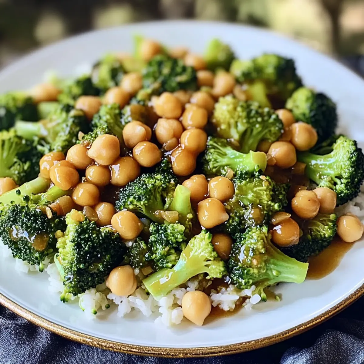 Brokkoli Pfanne mit Kichererbsen – Schnelles Rezept