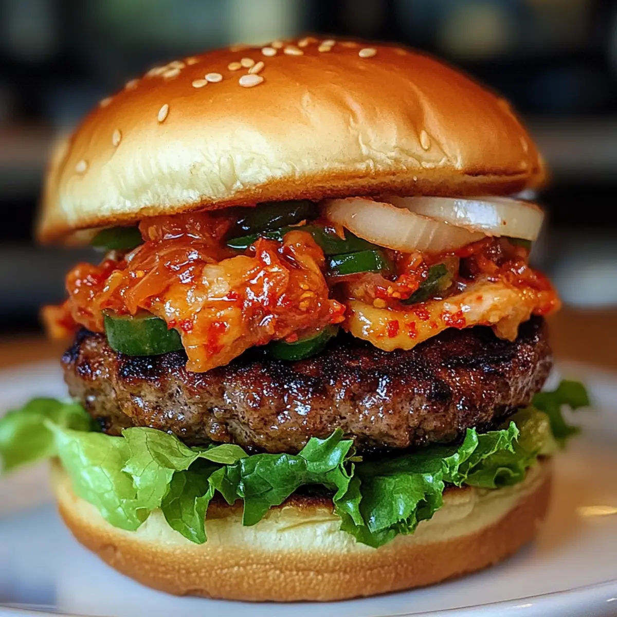 Bulgogi Kimchi Burger: Der Fusion-Genuss!