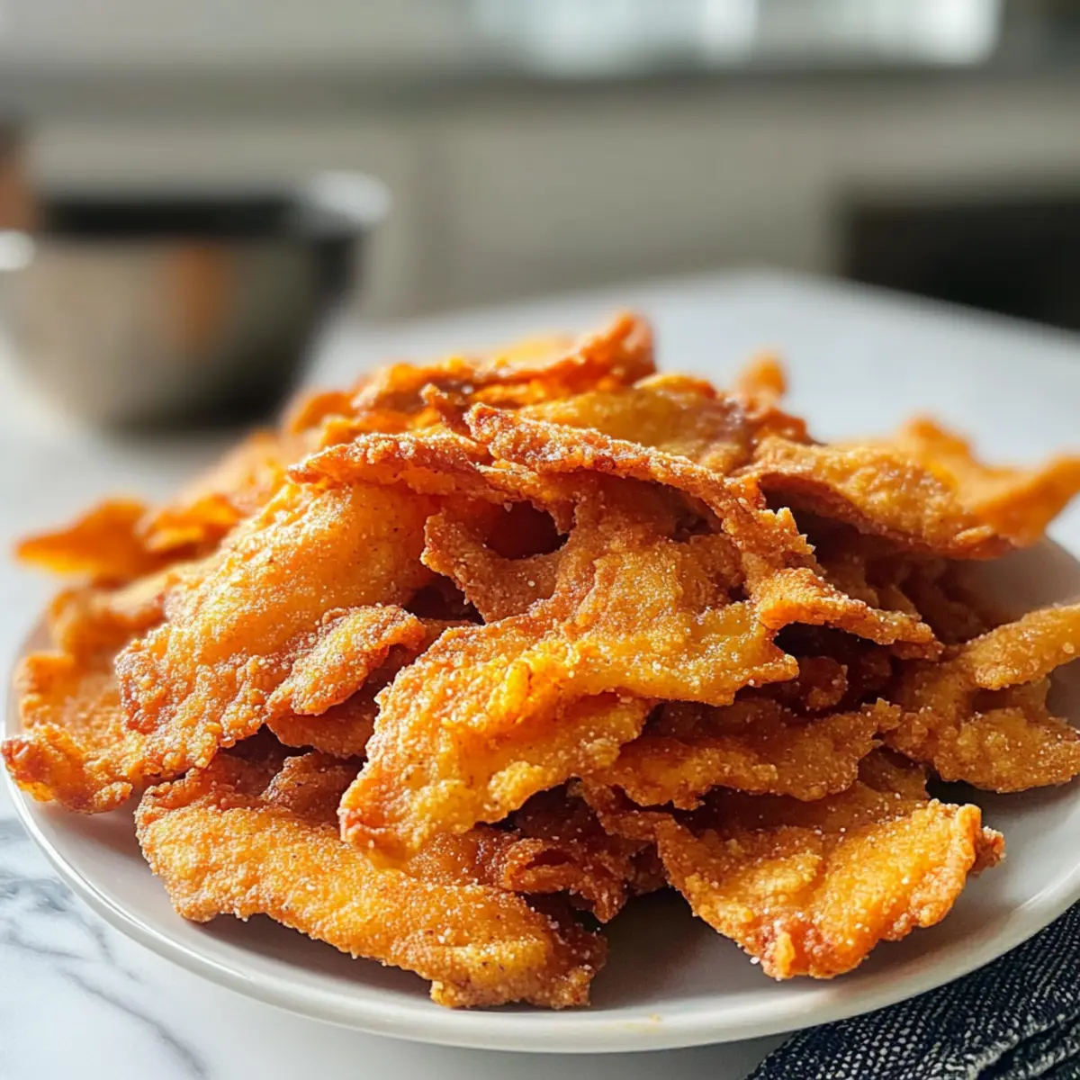 Hühnhautchips: Knuspriger Snack für Keto-Fans
