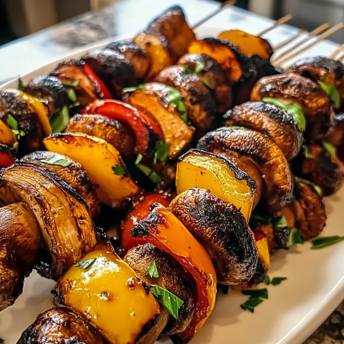 Champignon-Spieße: Sommerliches Grillvergnügen genießen