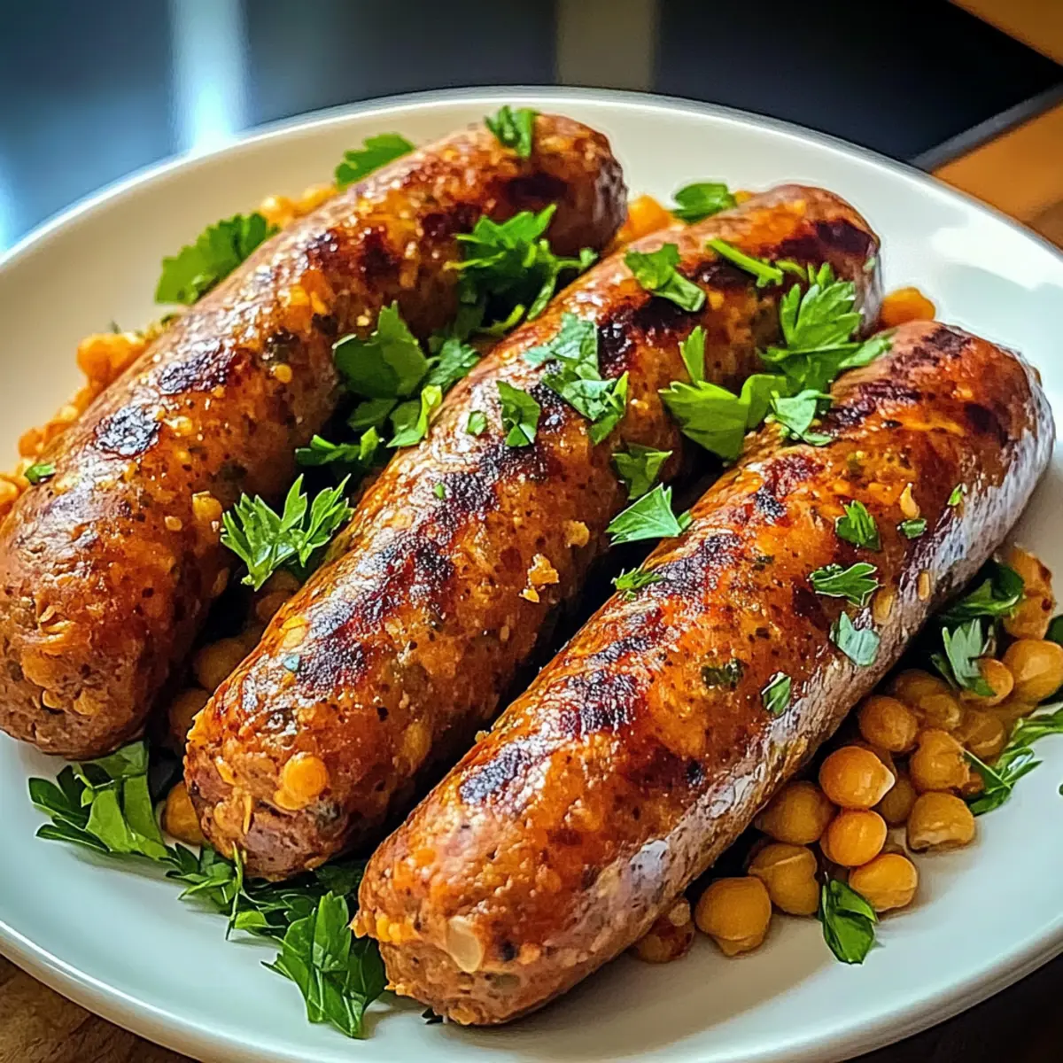 Kichererbsen-Linsen-Wurst ganz einfach selber machen
