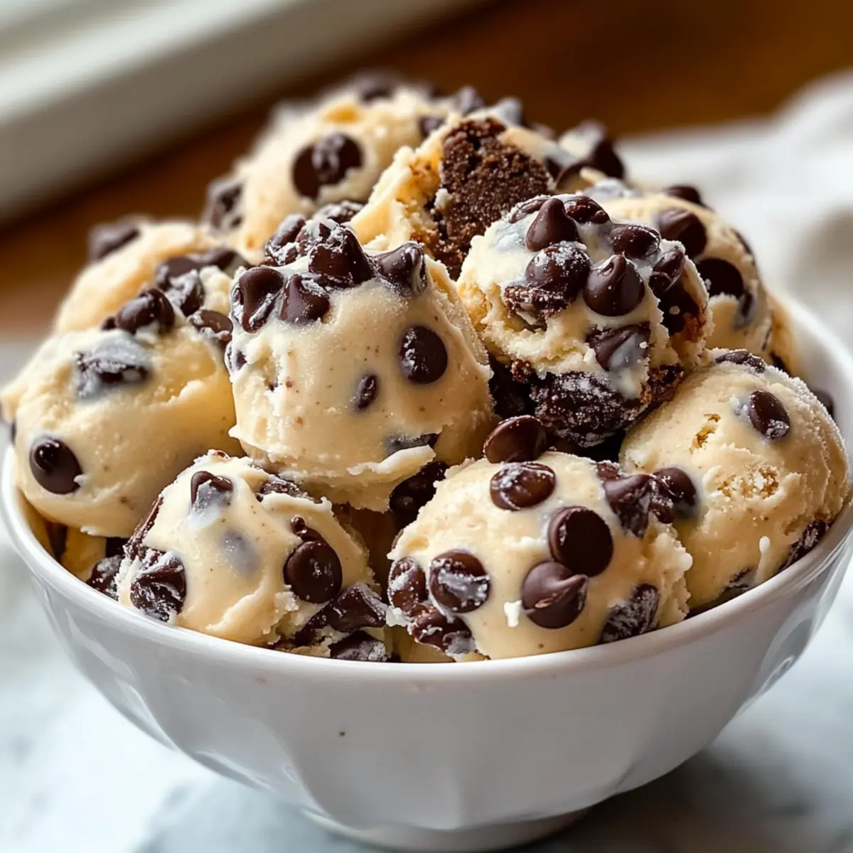 Cookie Dough Frozen Yogurt Bites – Gesunde Leckerbissen