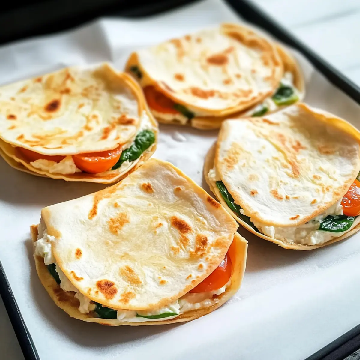 Hüttenkäse Wraps für schnelle Low-Carb Snacks