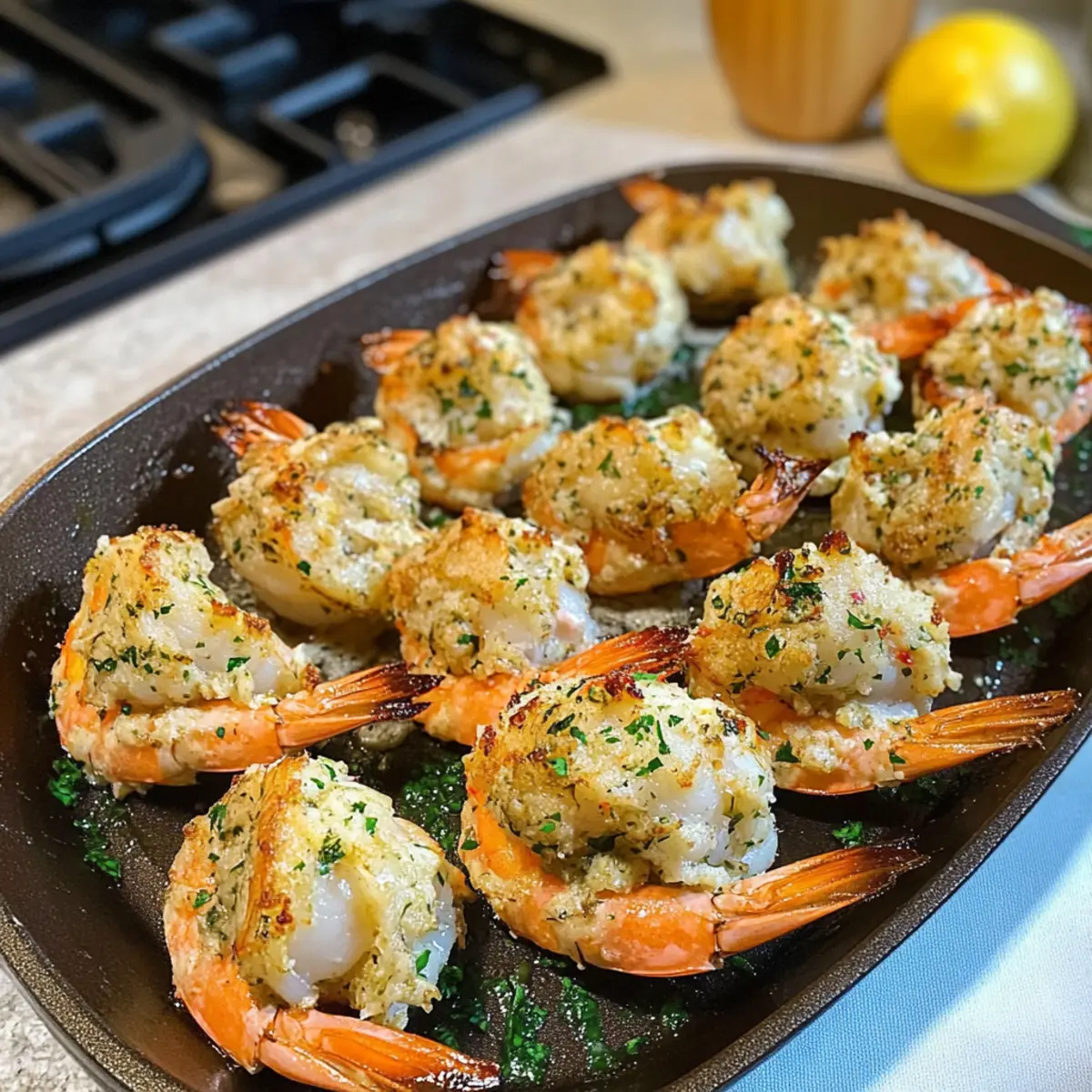 Krabbensalat gefüllte Garnelen: Schnelle Gourmet-Leckerei
