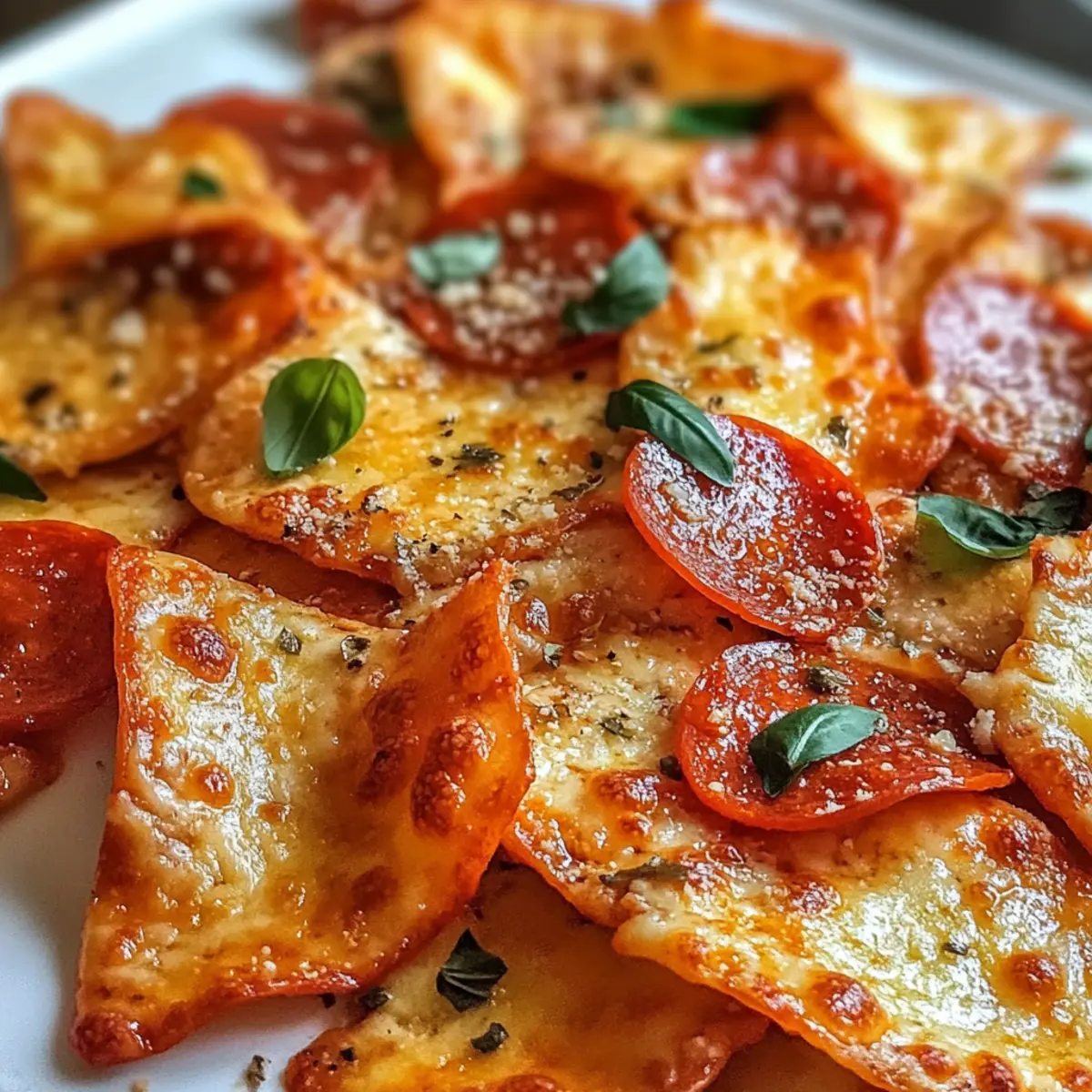 Knusprige Pizzachips: Perfekt für jede Party