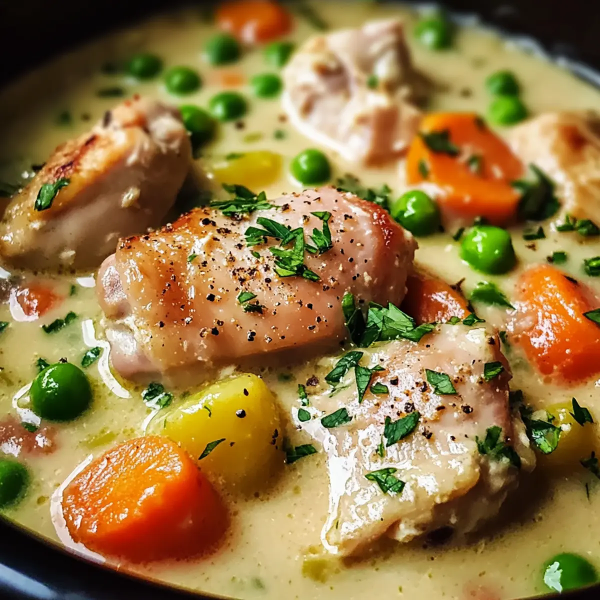 Crockpot Hähnchenschenkel Eintopf für Gemütliche Abende