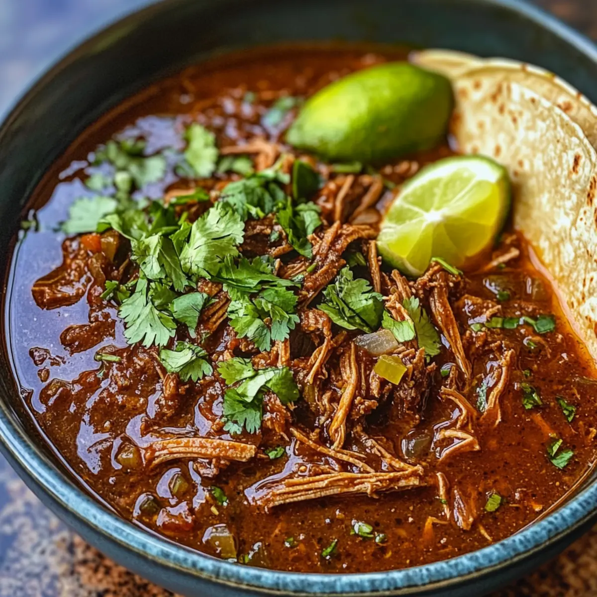 Crockpot Mexikanische Birria für Tacos genießen