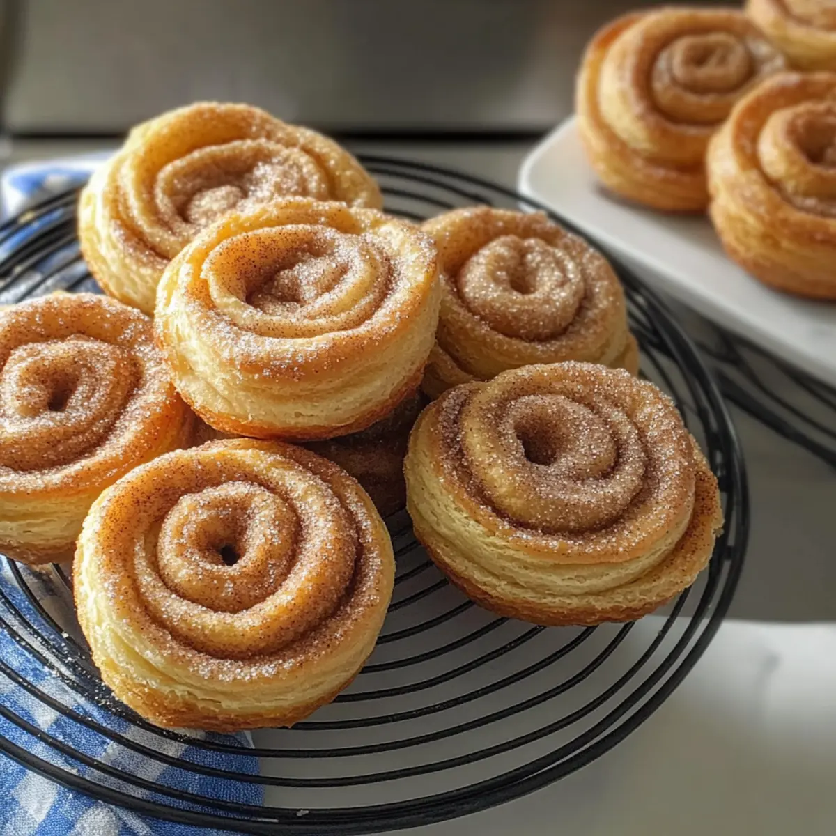Cremige Cruffins mit Zimt-Zucker-Füllung