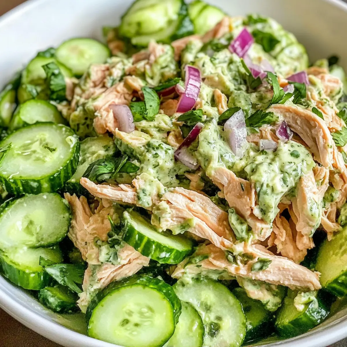 Grüne Göttin Hähnchensalat in nur 15 Minuten