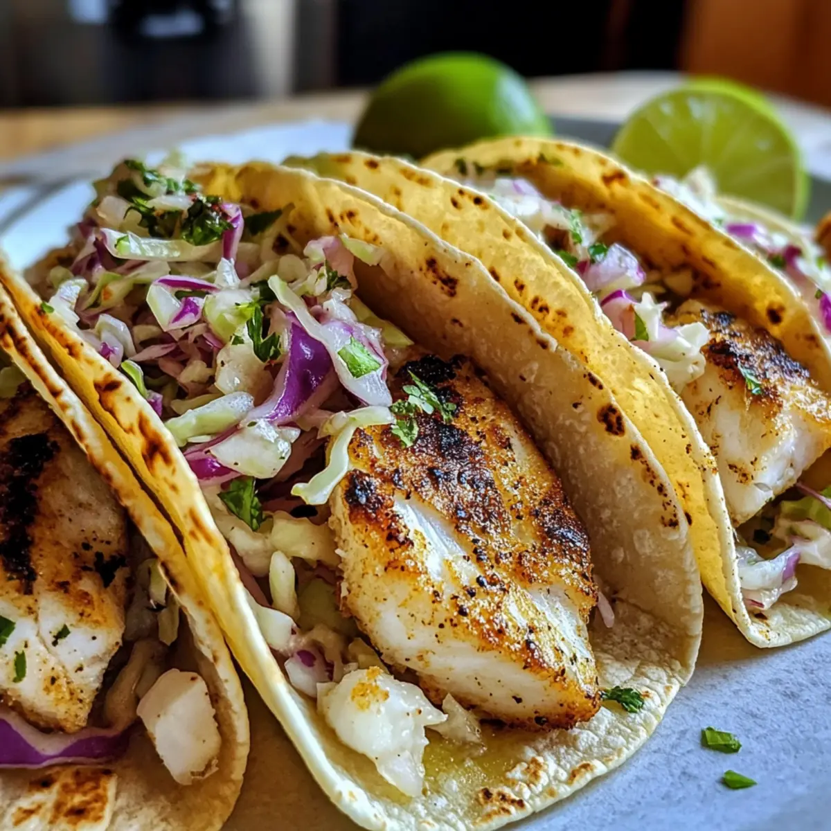 Gegrillte Fisch-Tacos in 25 Minuten zubereiten