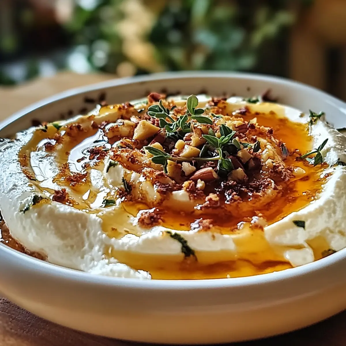 Heiße Honig-Frischkäse-Dip für den perfekten Snack