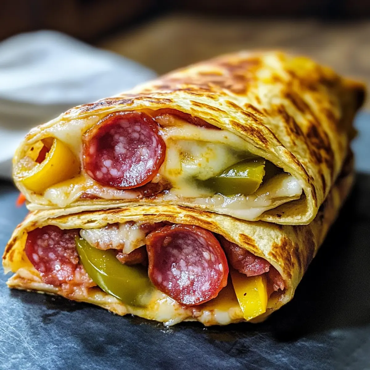 Italienisches Sub-Wrap für den perfekten Lunch