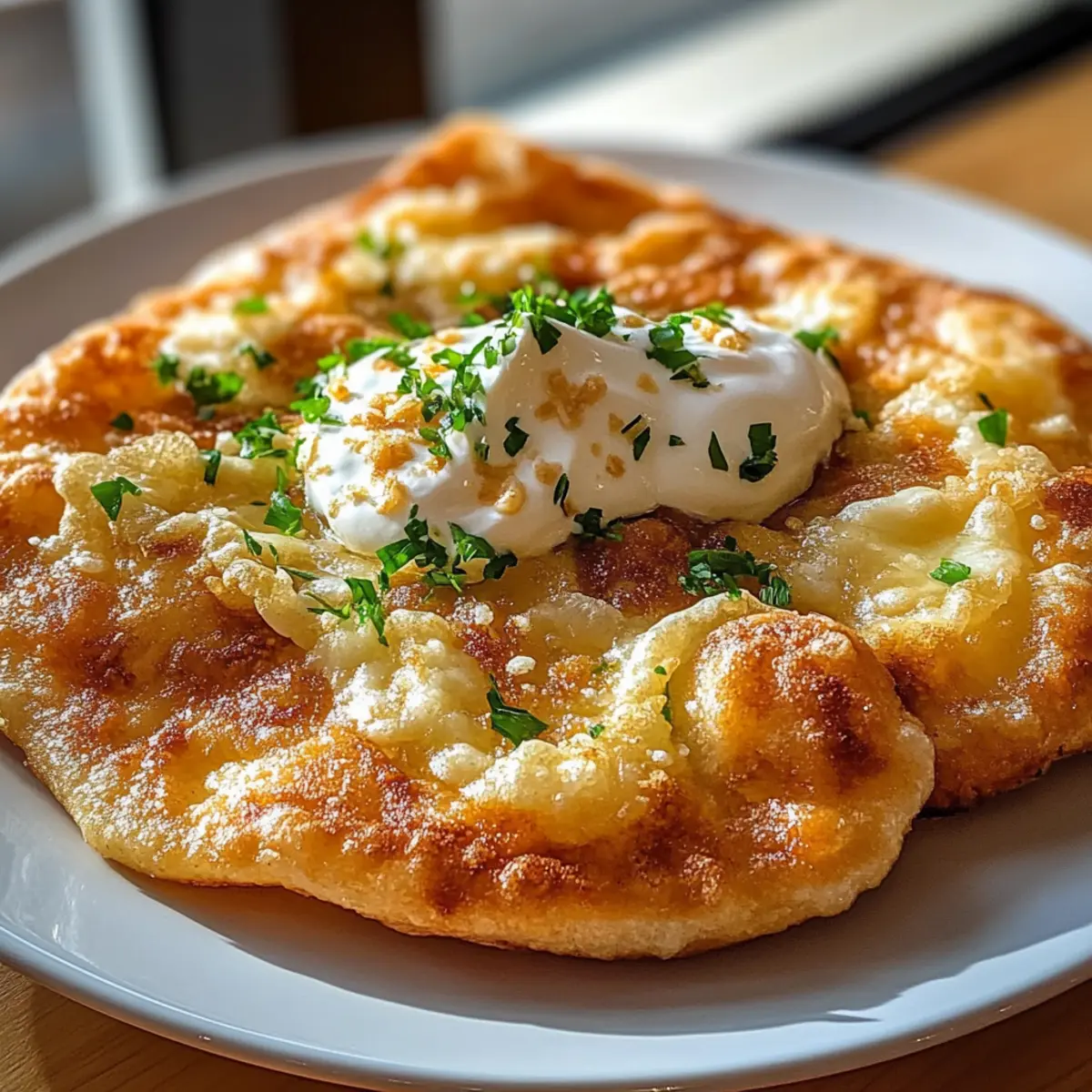 Knusprige Langos: Ungarisches Streetfood für Zuhause