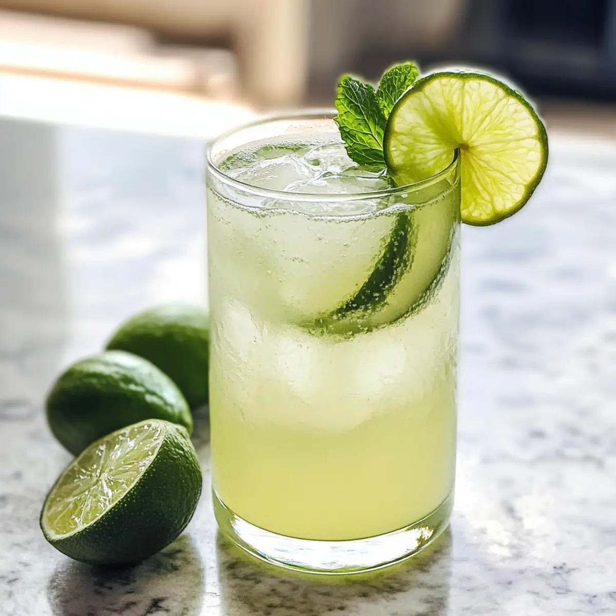 Erfrischender Limettensaft für heiße Sommertage