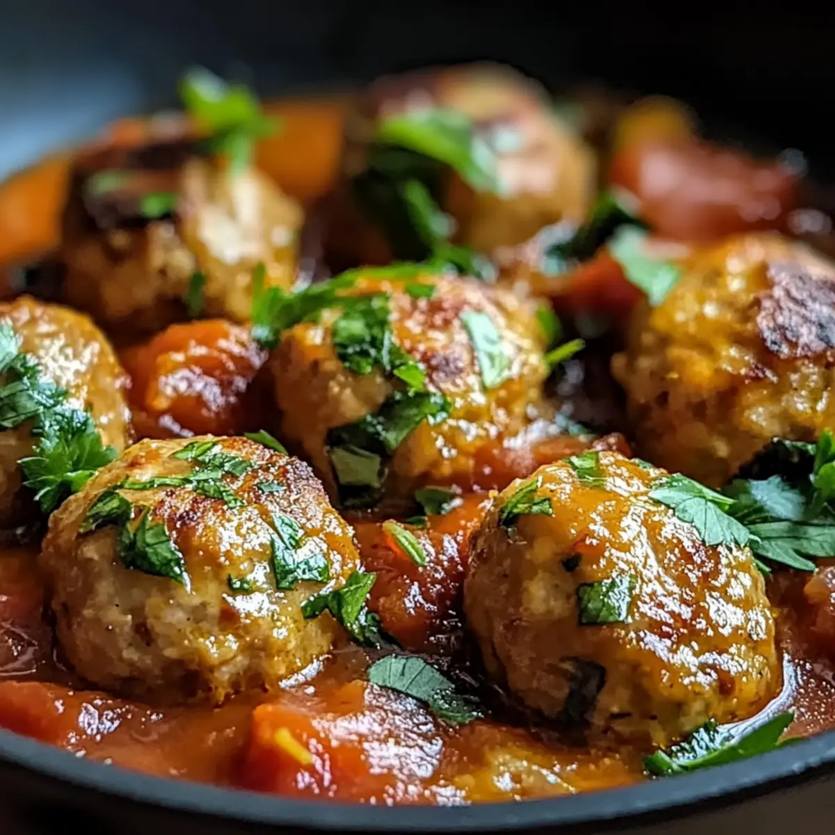 Mediterrane Hackbällchen in Tomatensoße ganz einfach