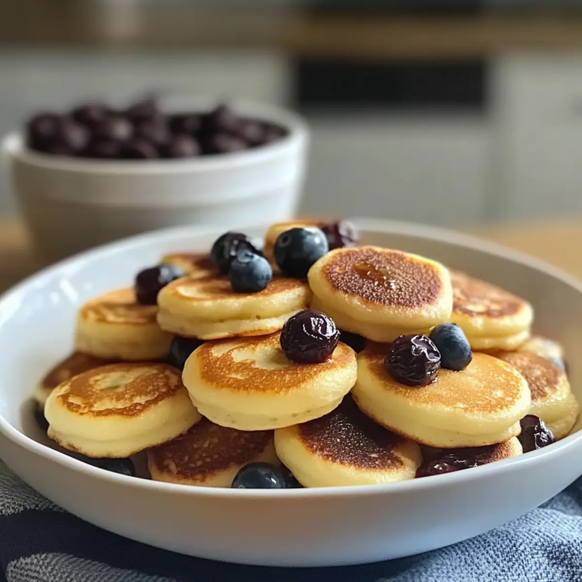 Pfannkuchen Poppers für einen fluffigen Morgen