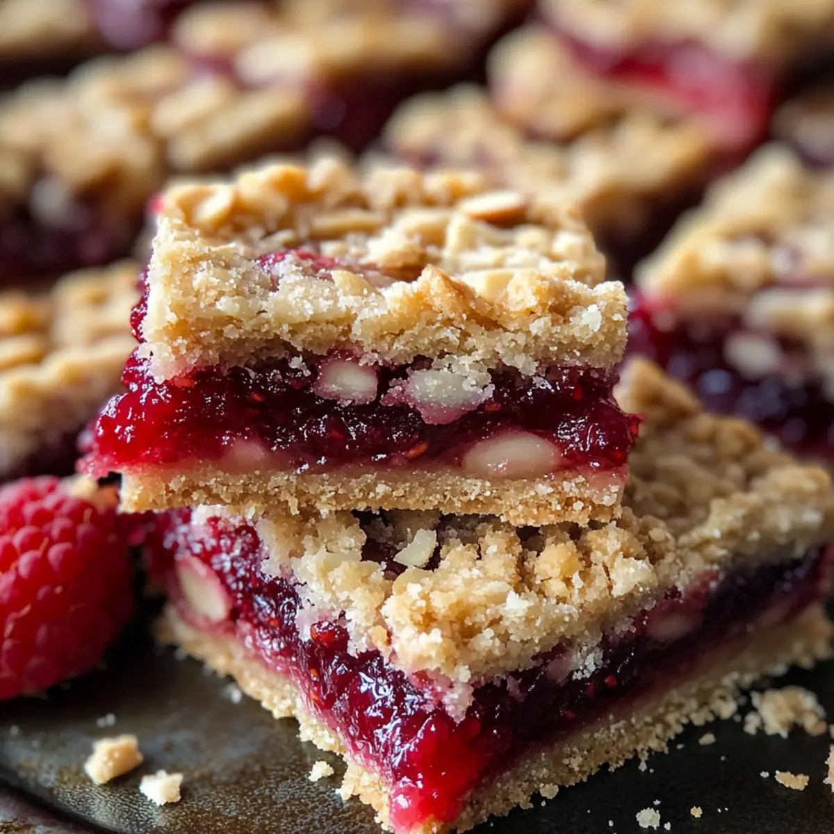 Himbeer-Mandel-Shortbread-Riegel für süße Genussmomente
