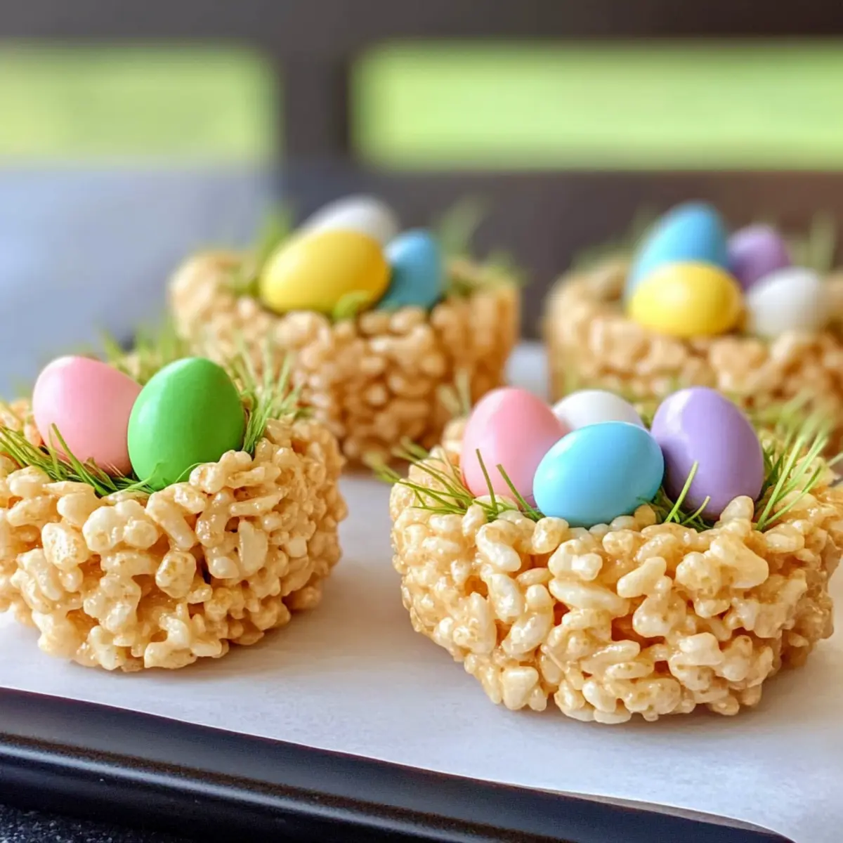 Rice Krispie-Nester für die perfekte Osterschlacht