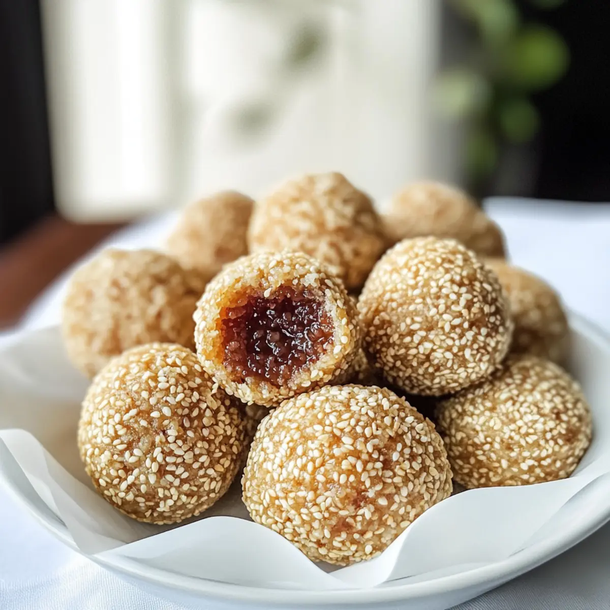 Sesamkugeln: Ein einfaches Rezept für Zuhause