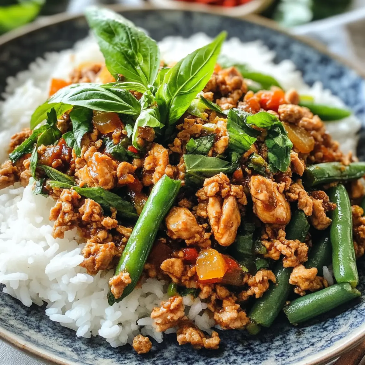 Schnelles Thai-Basilikum-Hühnchen für jeden Abend