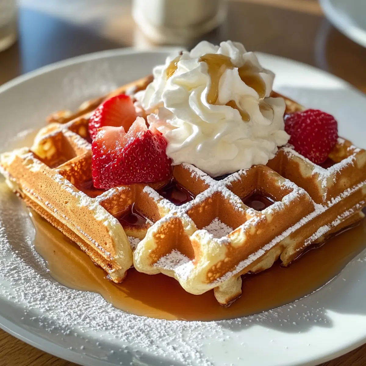 Waffelteig für Belgische Waffeln mit Vanillearoma