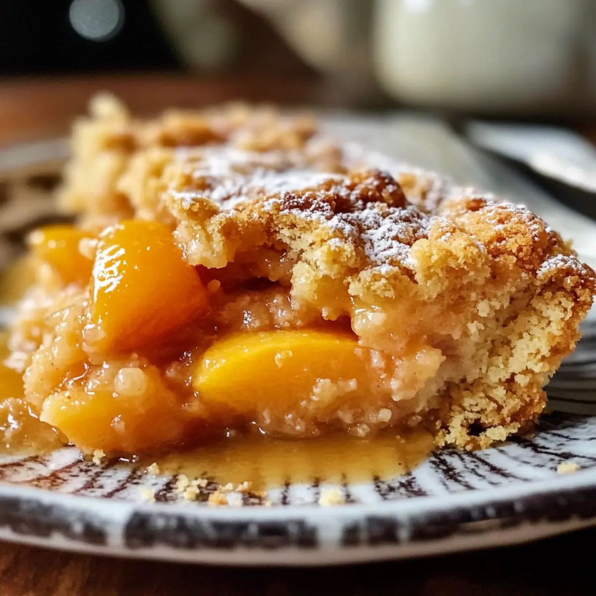 Bestes Pfirsich-Cobbler-Dump-Cake-Rezept für Sommer