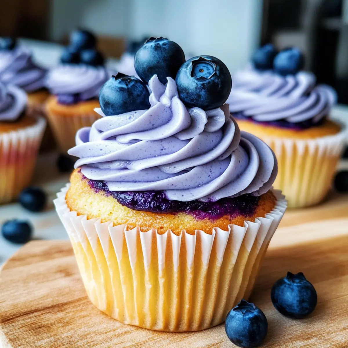 Schmackhafte Heidelbeer-Cupcakes für jeden Anlass