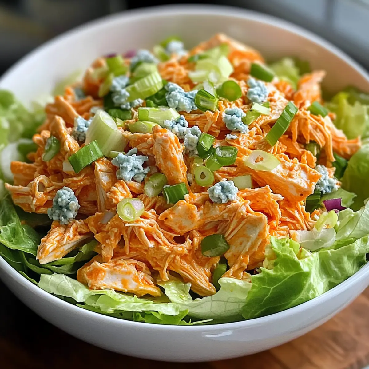 Buffalo-Hühnchen-Salat für einen schnellen Genuss